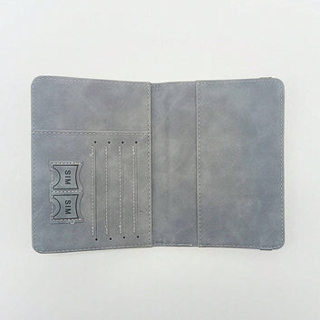 Slim Leather Travel Passport Wallet
